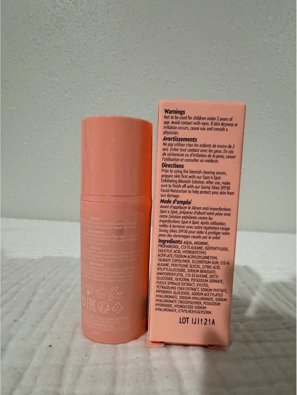 Florence by Mills Spot A Spot Blemish Clearing Serum 2% Salicylic Acid 1 oz 30mL